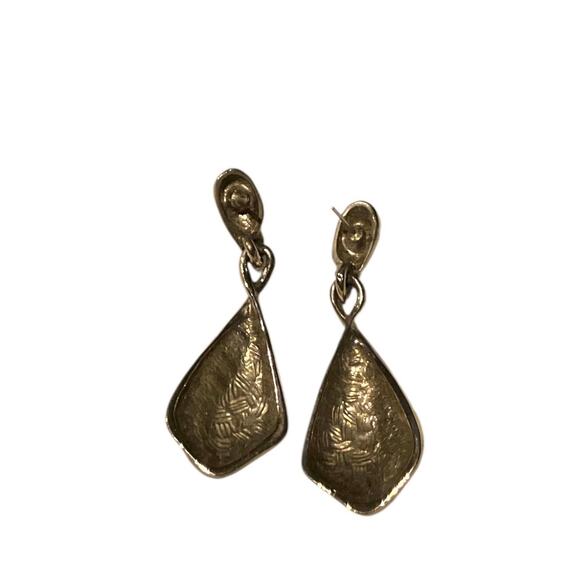 GOLDISH / SILVER 90S EARRINGS - Picture 3 of 3